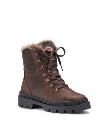 Achat chaussures Olang Femme Boots, vente Olang LAPPONE Cuoio - Bottine fourree  Femme marron